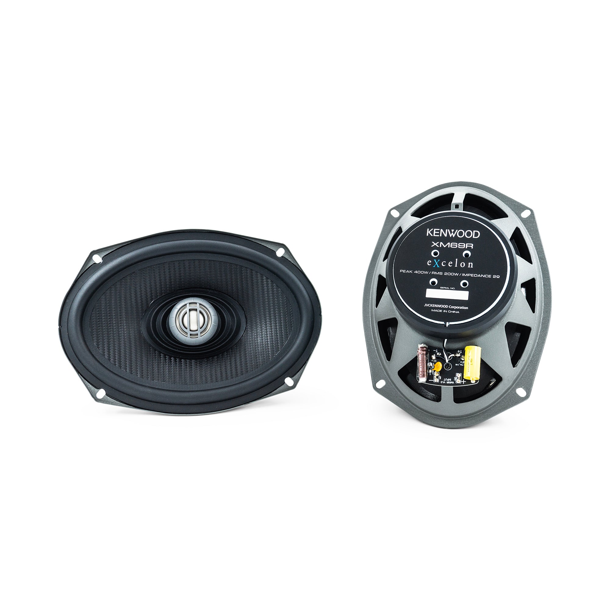 Kenwood XM69R 6x9" 2-Way Rear Speakers for Select 1998-Up Harley-Davidson Models