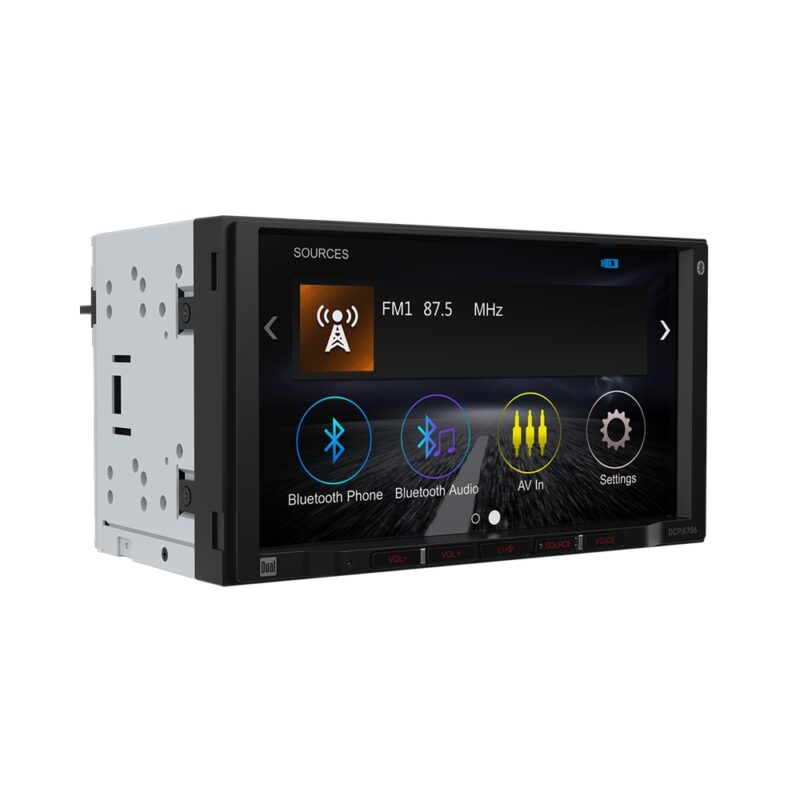 Dual DCPA706 receiver, angled view