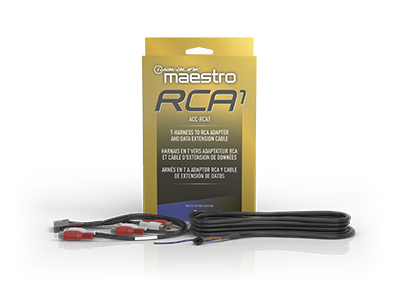 iDatalink Maestro ACC-RCA1 Supported Maestro AR or DSP harness installations A/V Adapter product view
