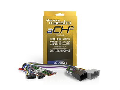 iDatalink Maestro HRN-AR-CH2 Select Chrysler, Dodge, Fiat, Jeep, Ram and Volkswagen vehicles Amplifier replacement T-harness product view