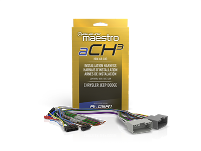 iDatalink Maestro HRN-AR-CH3 Select Chrysler, Dodge, Fiat and Jeep vehicles Amplifier replacement T-harness product view