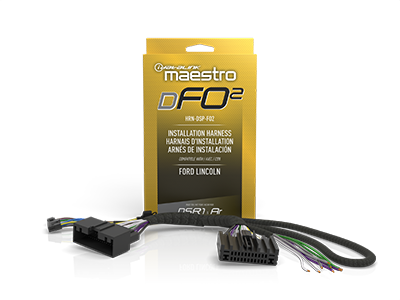 iDatalink Maestro HRN-DSP-FO2 Select Ford and Lincoln vehicles without a factory amplifier DSP installation T-harness product view