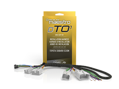 iDatalink Maestro HRN-DSP-TO1 Select Scion, Subaru and Toyota vehicles without factory amplifiers DSP and amplifier installation T-harness product view
