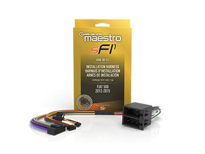 iDatalink Maestro HRN-SR-FI1 Select Fiat 500 trims, 2012–2015 Maestro SR radio installation T-harness product view