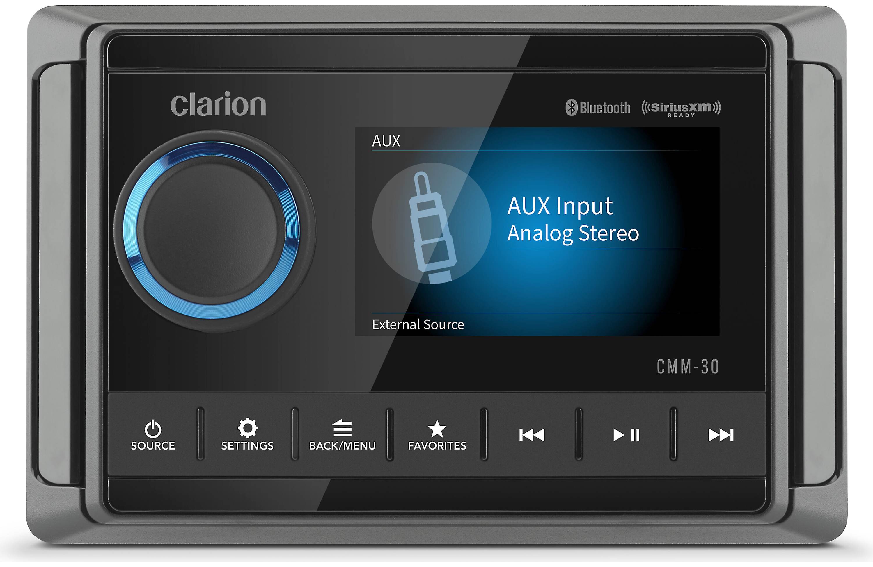 Clarion CMM-30 Marine Digital Media Receiver w/ LCD Display