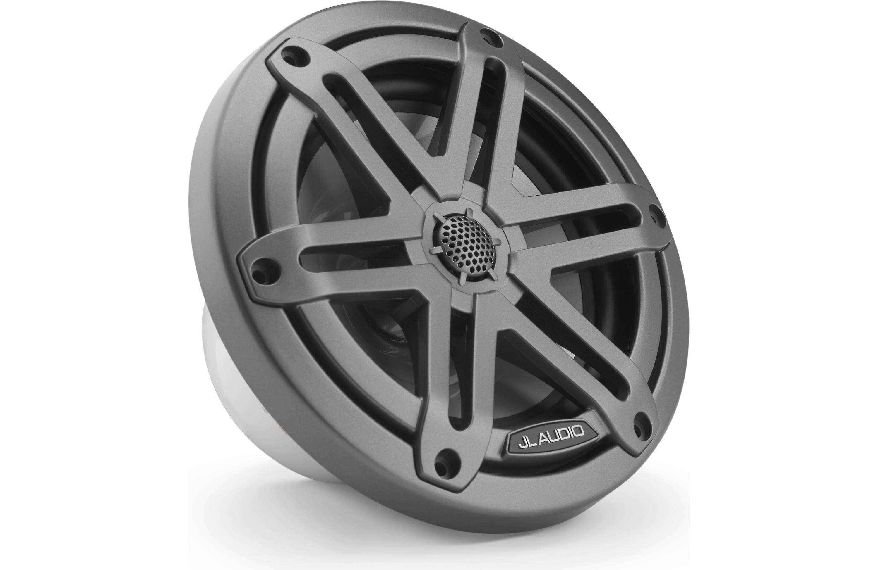 JL Audio M3-650X-S-GM 6.5-inch (165 mm) Marine Coaxial Speakers, Gunmetal Sport Grilles