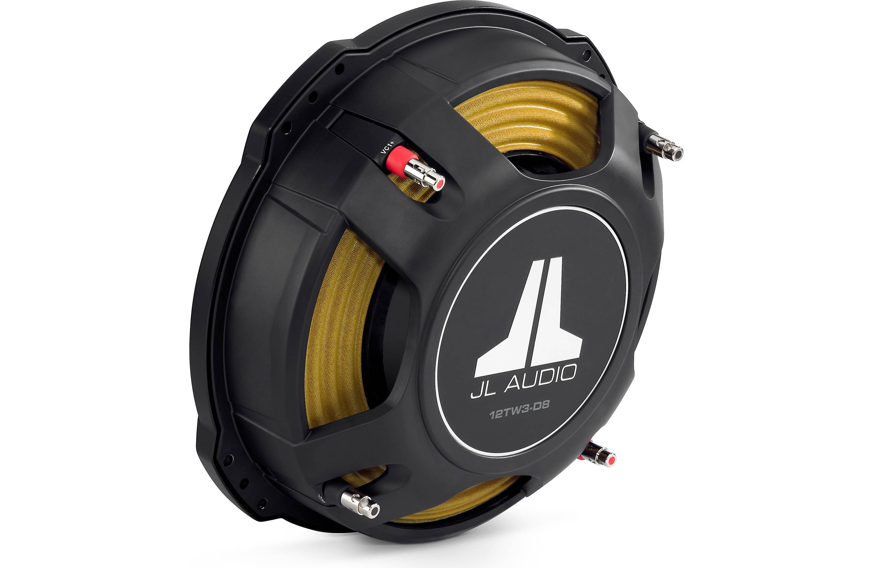 JL Audio 12TW3-D8 12" Shallow Mount Subwoofer w/ Dual 8-Ohm Voice Coils