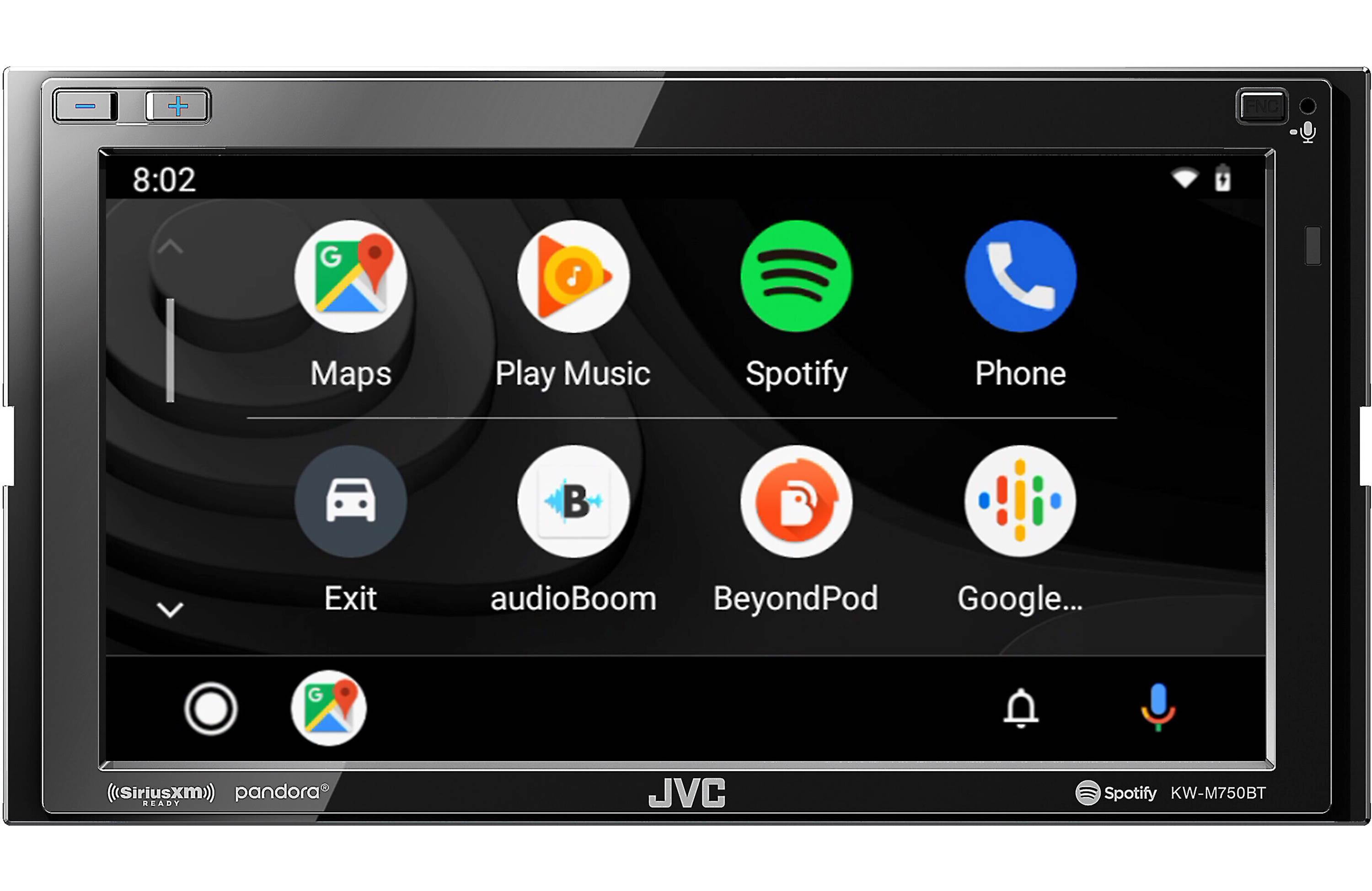 JVC KW-M750BT 6.8" 2-Din A/V Receiver with Apple CarPlay & Android Auto