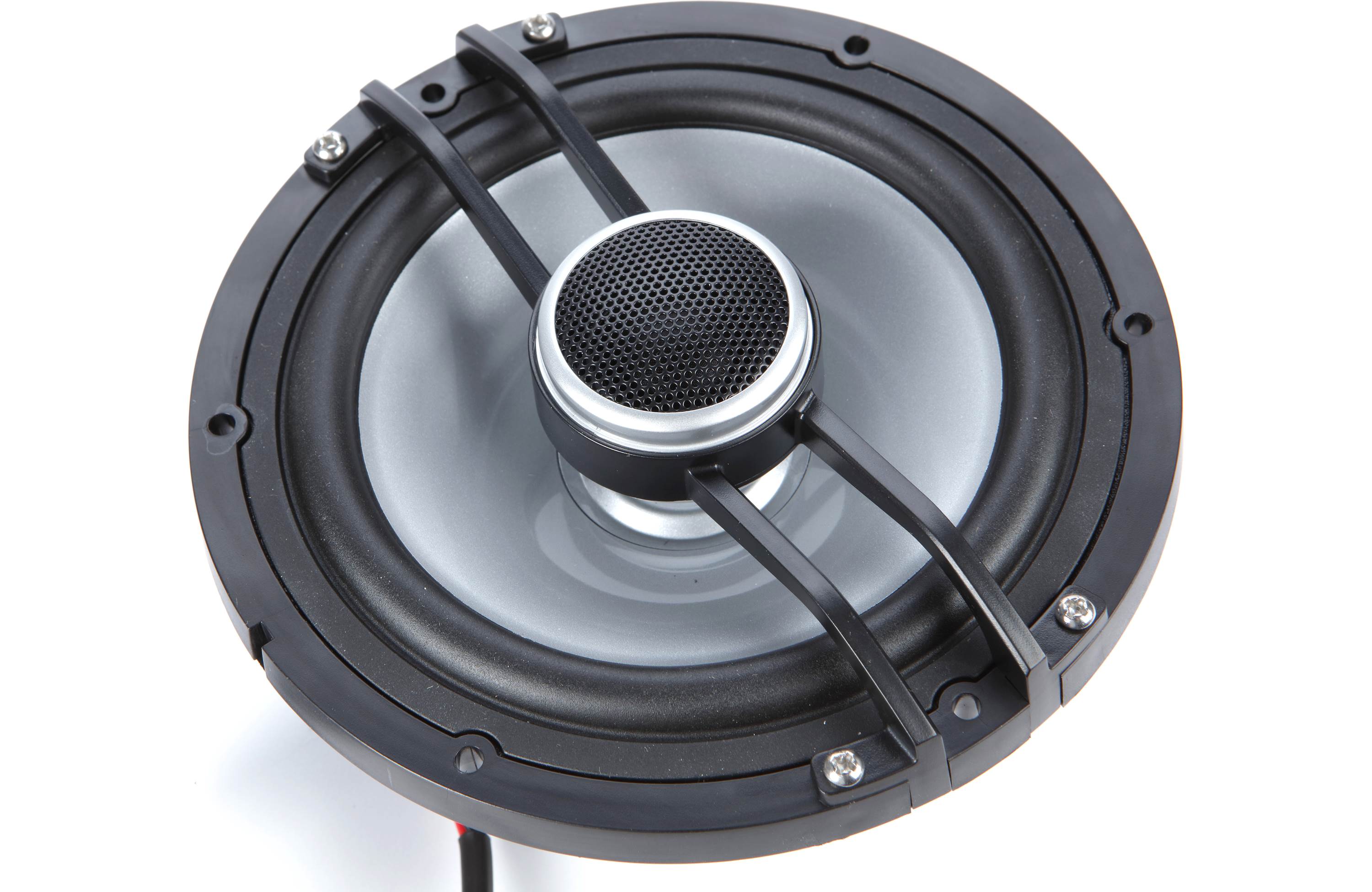 Clarion CMS-651RGB-SWB 6.5 Inch Marine Coaxial Speakers Pair with Sport Grilles and RGB Lighting