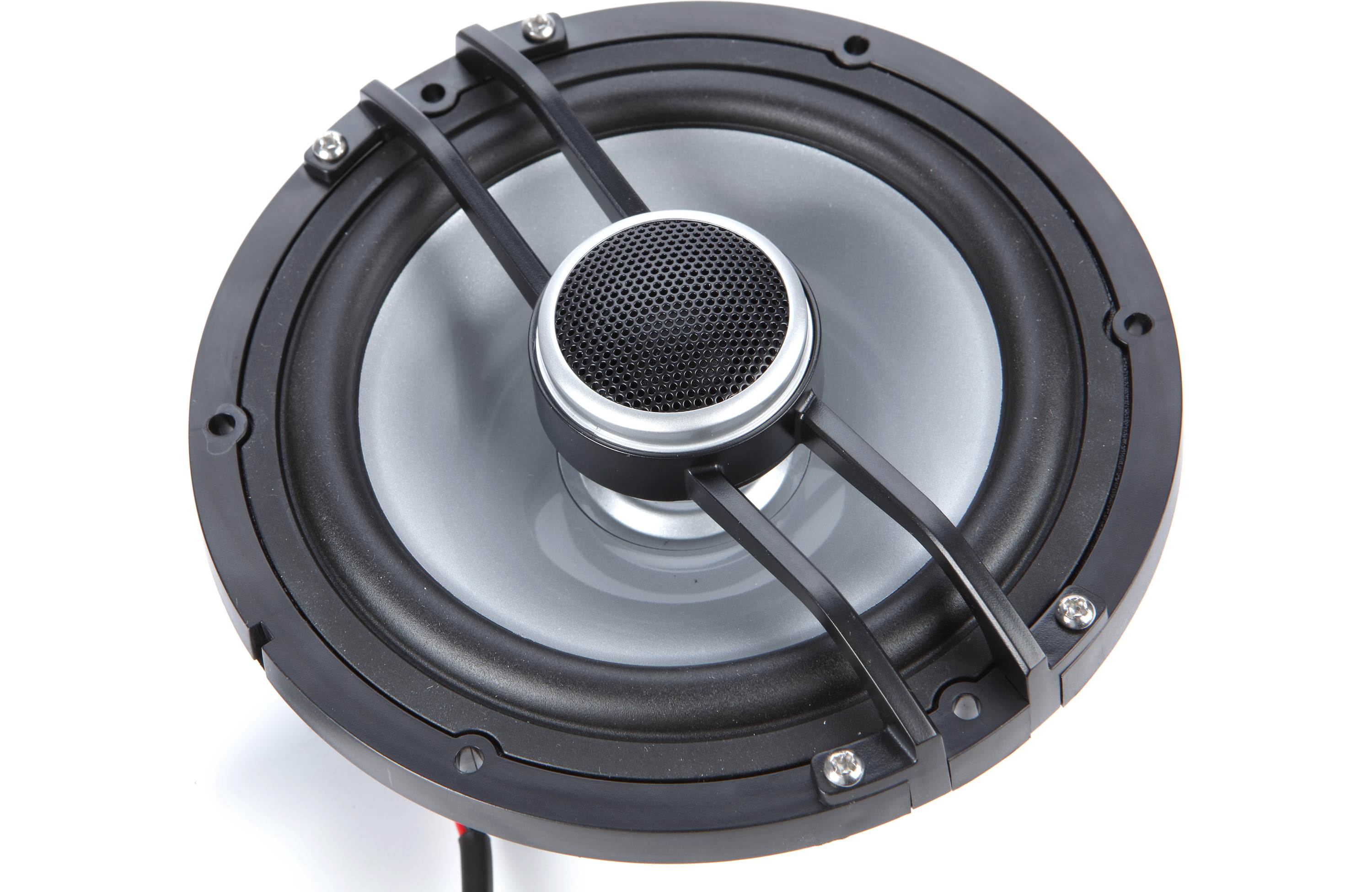 Clarion CMSP-651RGB-SWG 6.5 Inch Premium Marine Coaxial Speakers Pair w/ Sport Grilles & LEDs