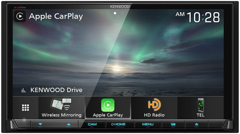 Kenwood Excelon DDX8906S 6.95" Wireless Apple CarPlay & Wireless Android Auto DVD Receiver - Freeman's Car Stereo