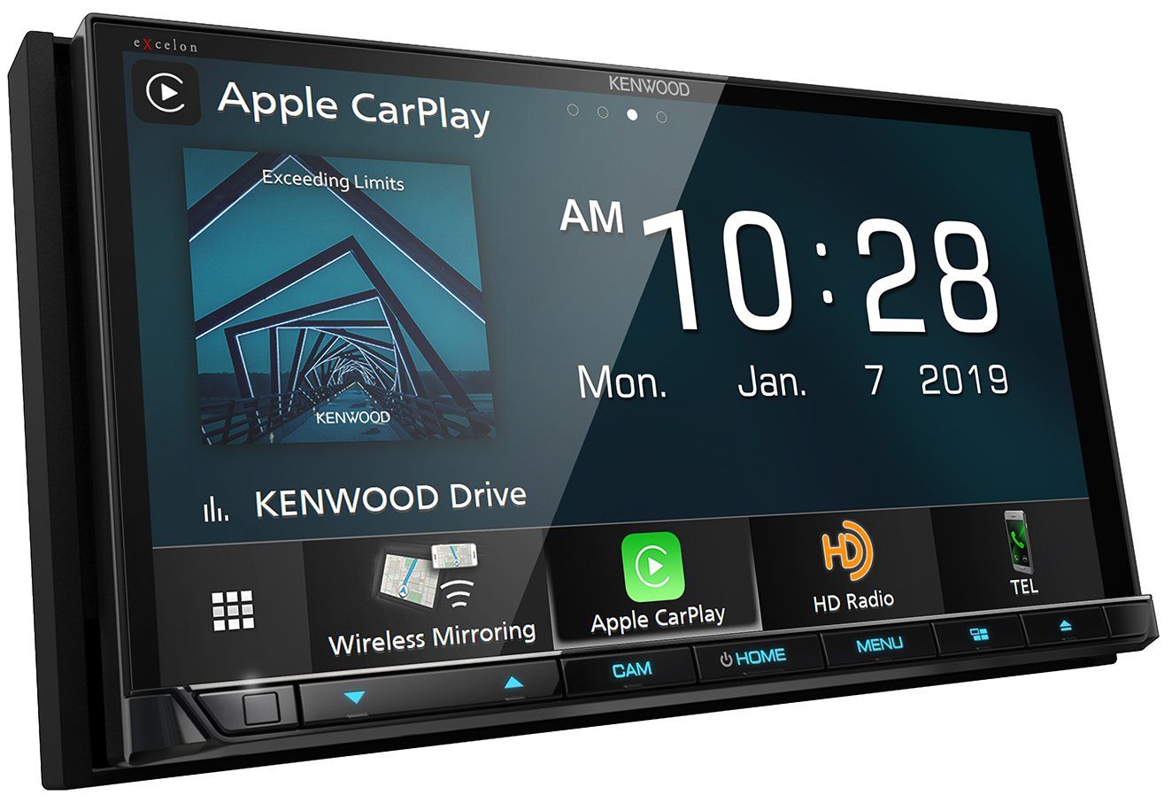 Kenwood Excelon DDX8906S 6.95" Wireless Apple CarPlay & Wireless Android Auto DVD Receiver - Freeman's Car Stereo