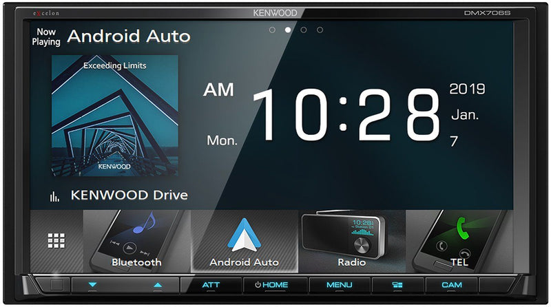 Kenwood Excelon DMX706S 6.95" Apple CarPlay and Android Auto Multimedia Receiver - Freeman's Car Stereo