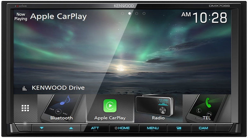Kenwood Excelon DMX706S 6.95" Apple CarPlay and Android Auto Multimedia Receiver - Freeman's Car Stereo