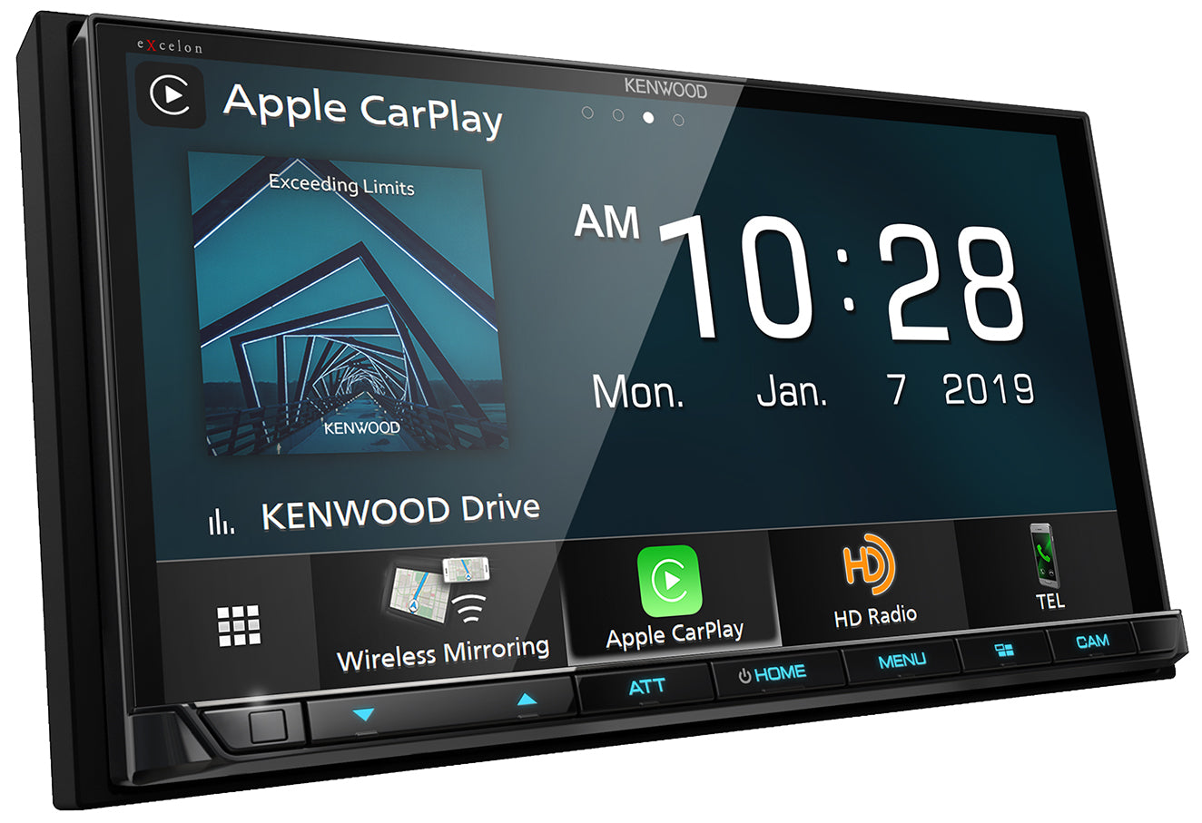 Kenwood Excelon DMX906S 6.95" Wireless Apple CarPlay & Wireless Android Auto Multimedia Receiver - Freeman's Car Stereo