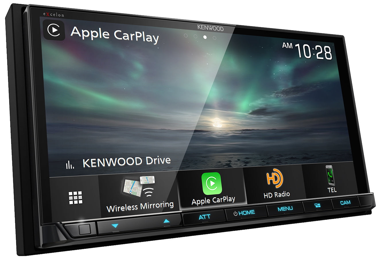 Kenwood Excelon DMX906S 6.95" Wireless Apple CarPlay & Wireless Android Auto Multimedia Receiver - Freeman's Car Stereo