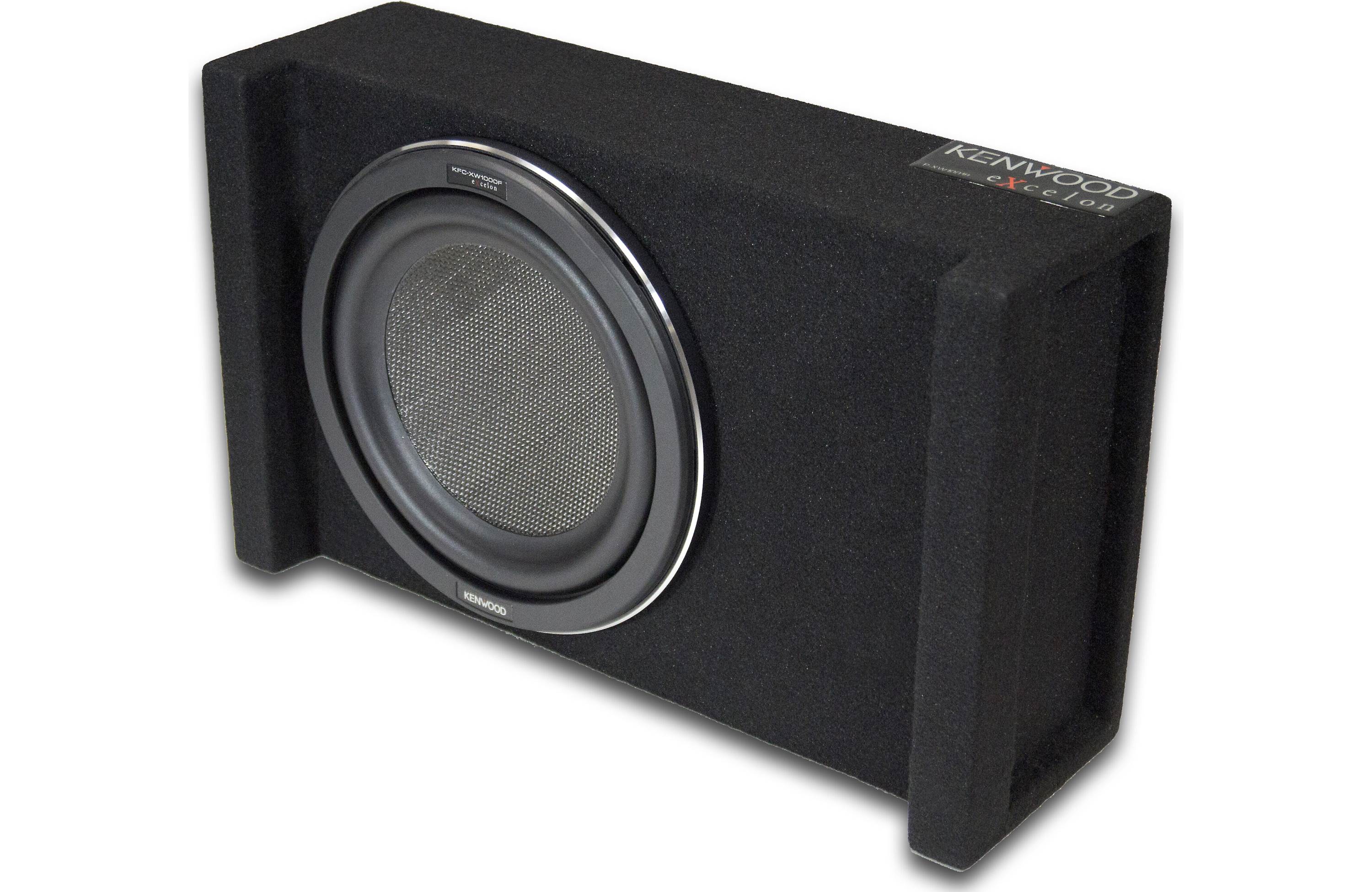 Kenwood P-XW1001B 10" Enclosure 4 ohm Shallow Woofer