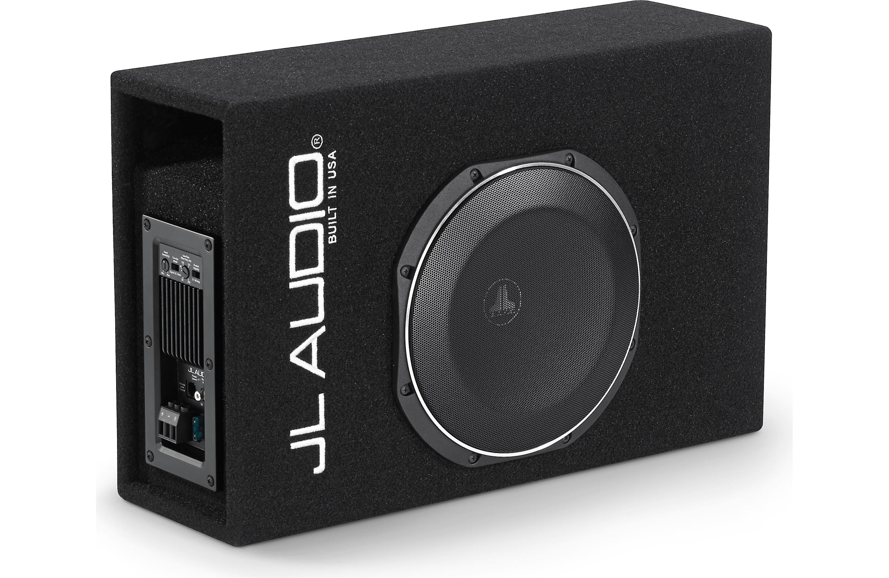 JL Audio ACP110LG-TW1 Single 10TW1 MicroSub+ with DCD Amplifier, Ported, 0.25 Ω