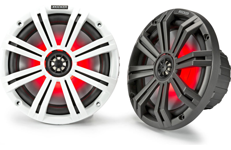 Kicker 48KMA6004 + 45KM84L x2 Pairs + FREE 41KMLC LED Remote Marine Bundle