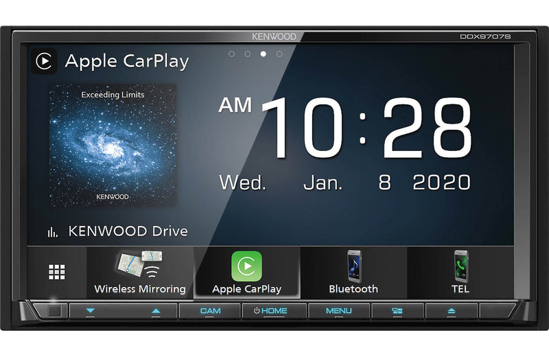 Kenwood DDX9707S DVD Multi-Media Receiver w/ Apple CarPlay & Android Auto