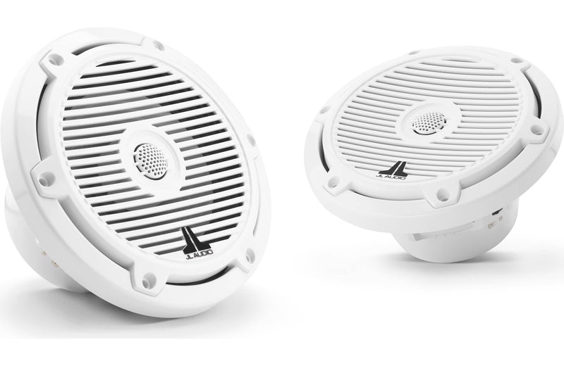 JL Audio M3-650X-C-GW x2 Pair 6.5" Marine Speaker + M400/4 Amplifier Bundle