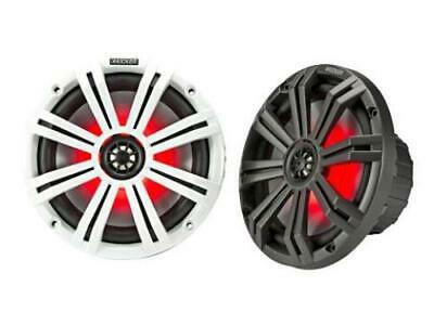 Kicker 45KM84L 8" full-range marine speakers with LED lighting - Freeman's Car Stereo