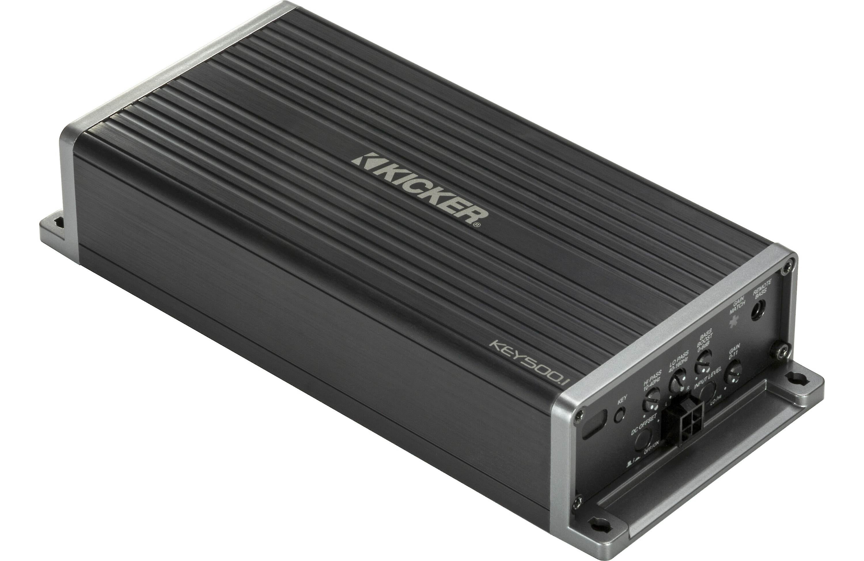 Kicker 47KEY500.1 500 watt Compact Mono Subwoofer Amplifier