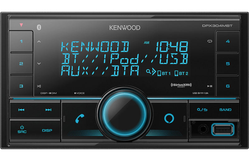 Kenwood DPX304MBT 2-Din Digital Media Receiver