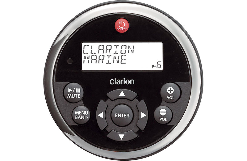 Clarion MW1 Marine Watertight Wired Remote Control With 2-Line LCD