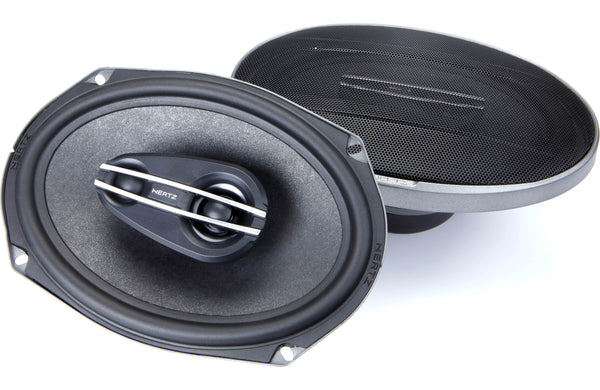 Hertz CX690 - 6 x 9" 3-Way Cento Series Coaxial Speaker Set w/ Grilles
