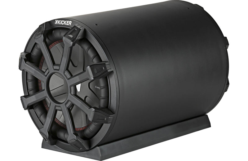 Kicker 46CWTB102 10-Inch Subwoofer and Passive Radiator in Weather-Proof Enclosure 2-Ohm 400W