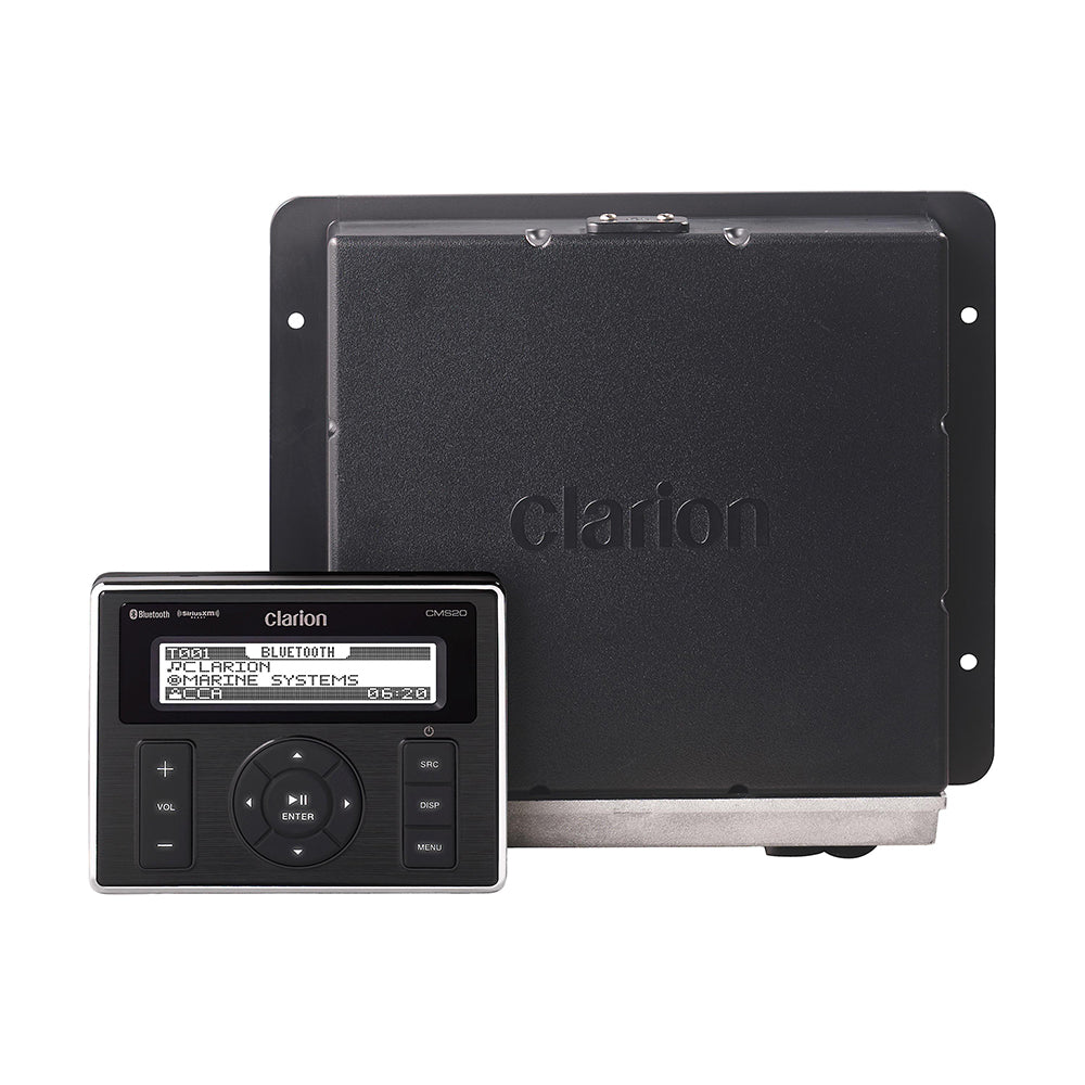 Clarion CMS20 Marine Black Box Digital Media Receiver with Watertight Commander