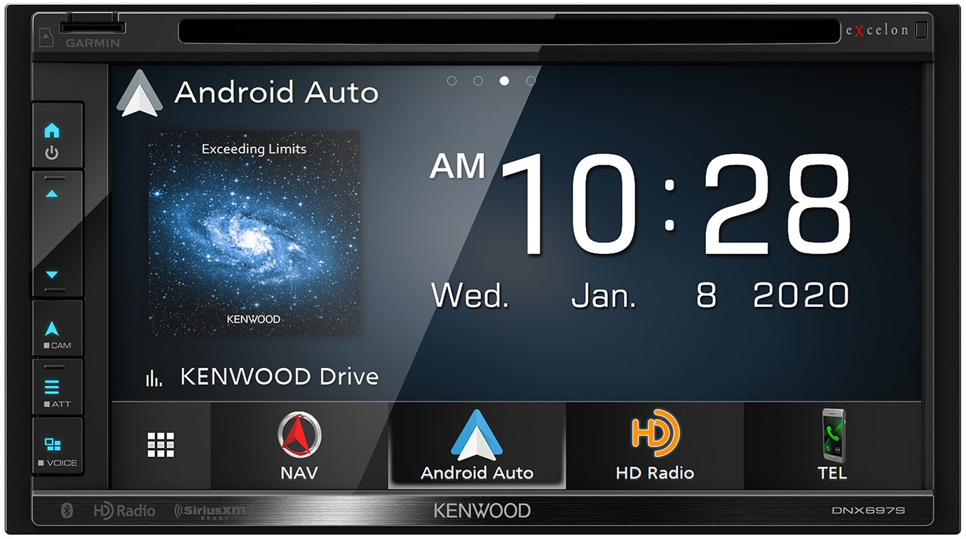 Kenwood Excelon DNX697S - 6.8" WVGA Navigation/DVD Receiver with Apple CarPlay & Android Auto Ready - Freeman's Car Stereo