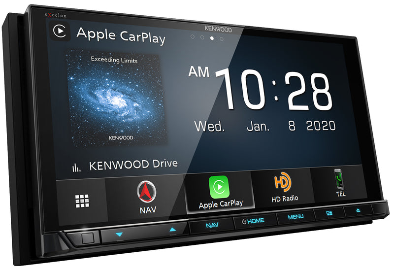 Kenwood Excelon DNX997XR -6.8" Navigation/DVD Receiver with Wireless AppleCarPlay & Android Auto Receiver - Freeman's Car Stereo