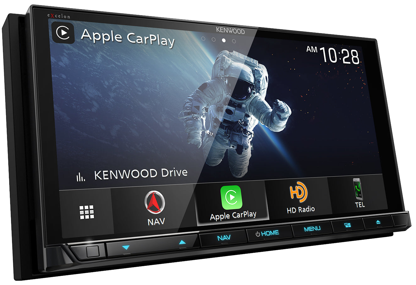 Kenwood Excelon DNX997XR -6.8" Navigation/DVD Receiver with Wireless AppleCarPlay & Android Auto Receiver - Freeman's Car Stereo