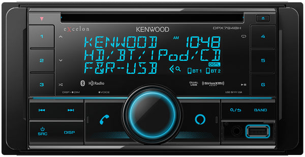 Kenwood DPX794BH CD Receiver with Bluetooth, HD Radio, Alexa Built-in