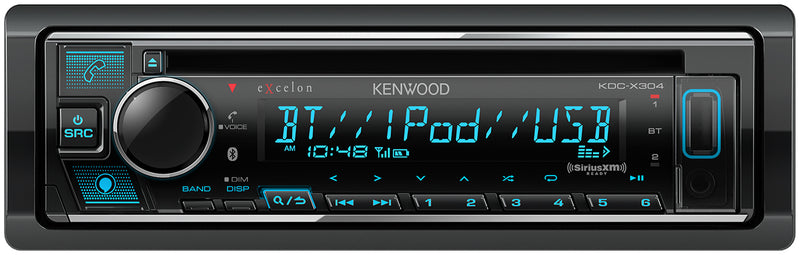 Kenwood Excelon KDC-X304 CD Receiver with Bluetooth - Freeman's Car Stereo