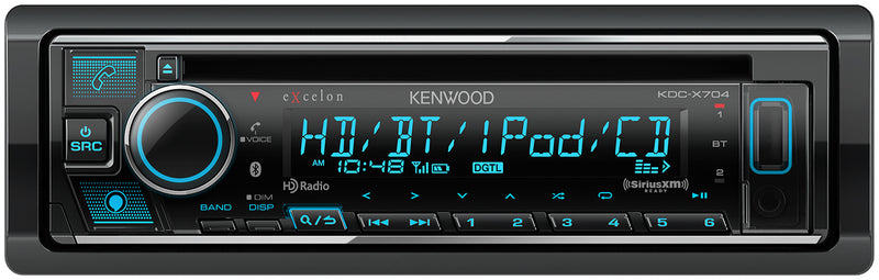 Kenwood KDC-X704 eXcelon - CD Receiver w/ Alexa Voice Control - Freeman's Car Stereo
