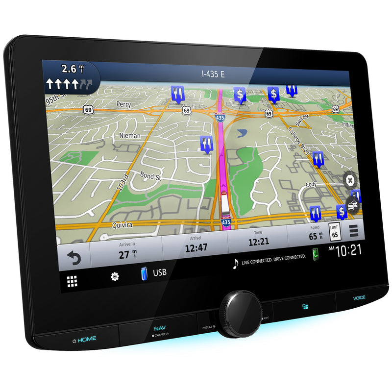 Kenwood DNR1008RVS 10.1" Multimedia Navigation Receiver for RV/Truck