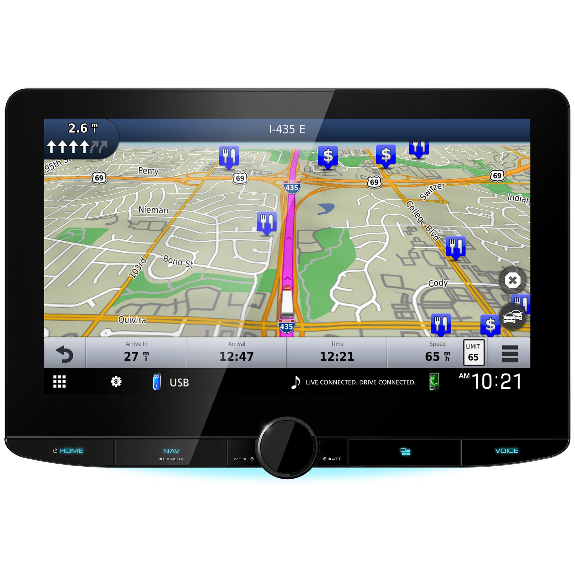 Kenwood DNR1008RVS 10.1