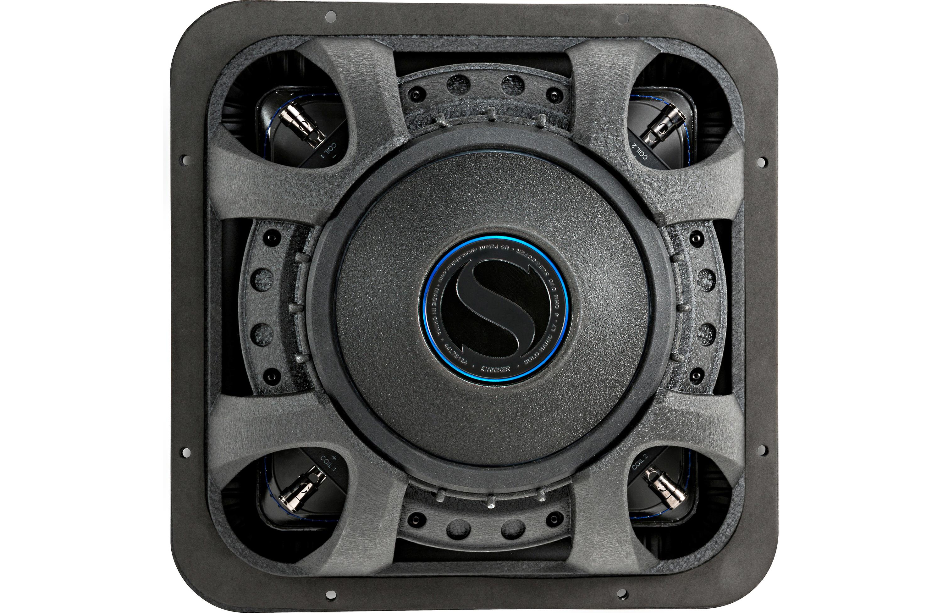 Kicker 44L7S122 12" Subwoofer with Dual 2-ohm Voice Coils