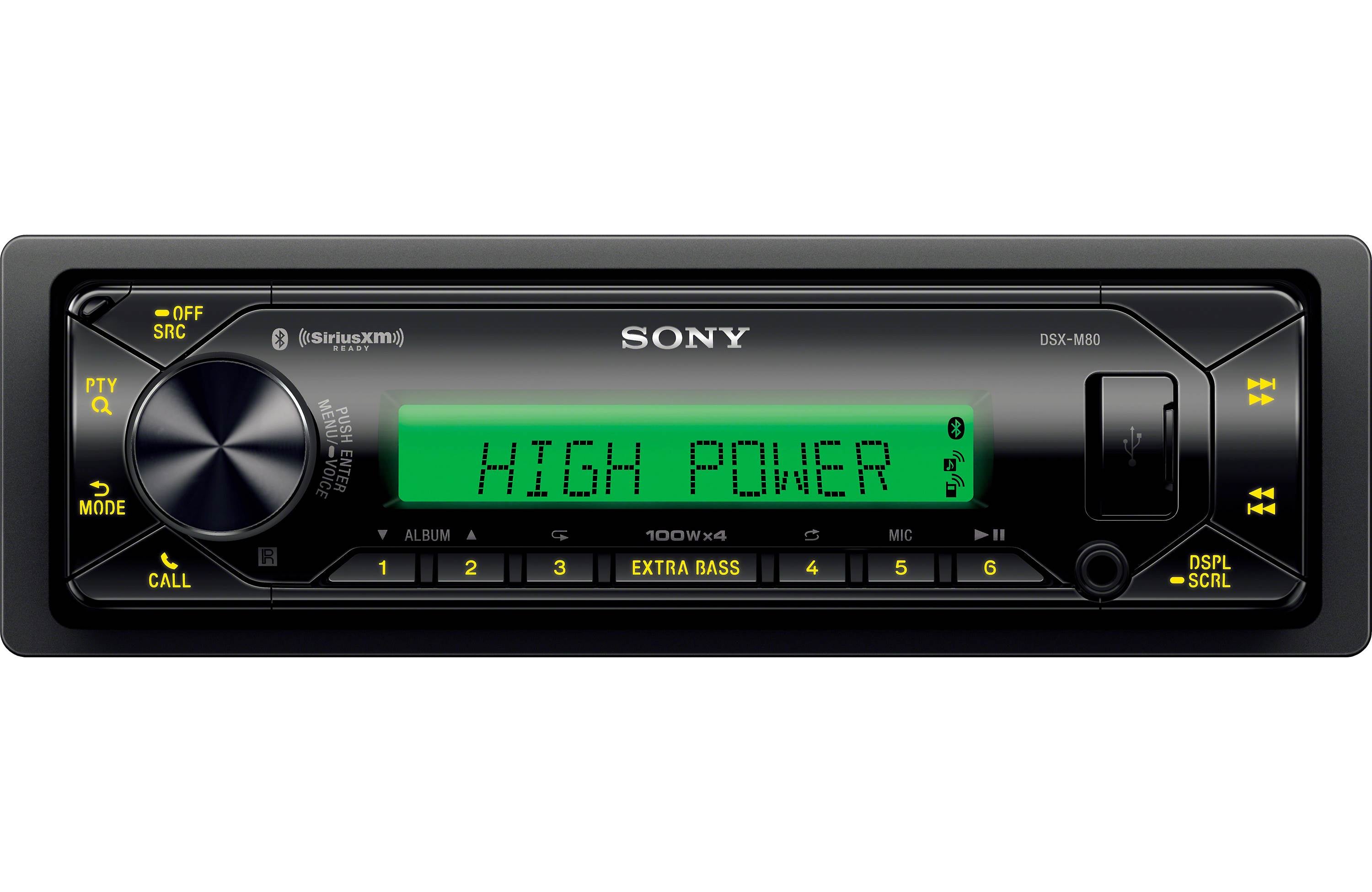 Sony DSX-M80 High Powered Bluetooth Marine Receiver - Freeman's Car Stereo