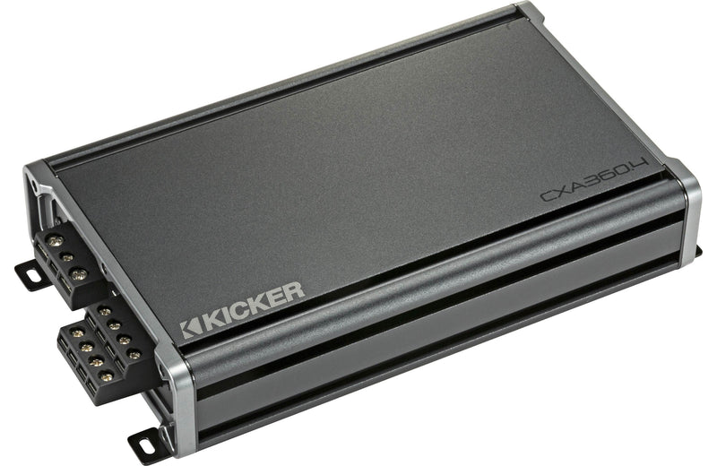 Kicker 46CSC684 x2 Pairs 6"x8" 2-Way Speakers + 46CXA360.4T Amplifier Bundle