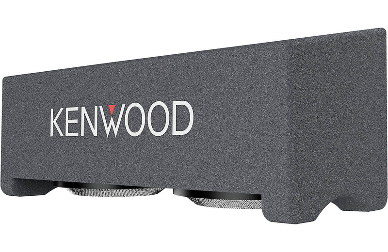 Kenwood eXcelon P-XW1221D Dual 12" Preloaded Subwoofer Enclosure, 600W RMS Power