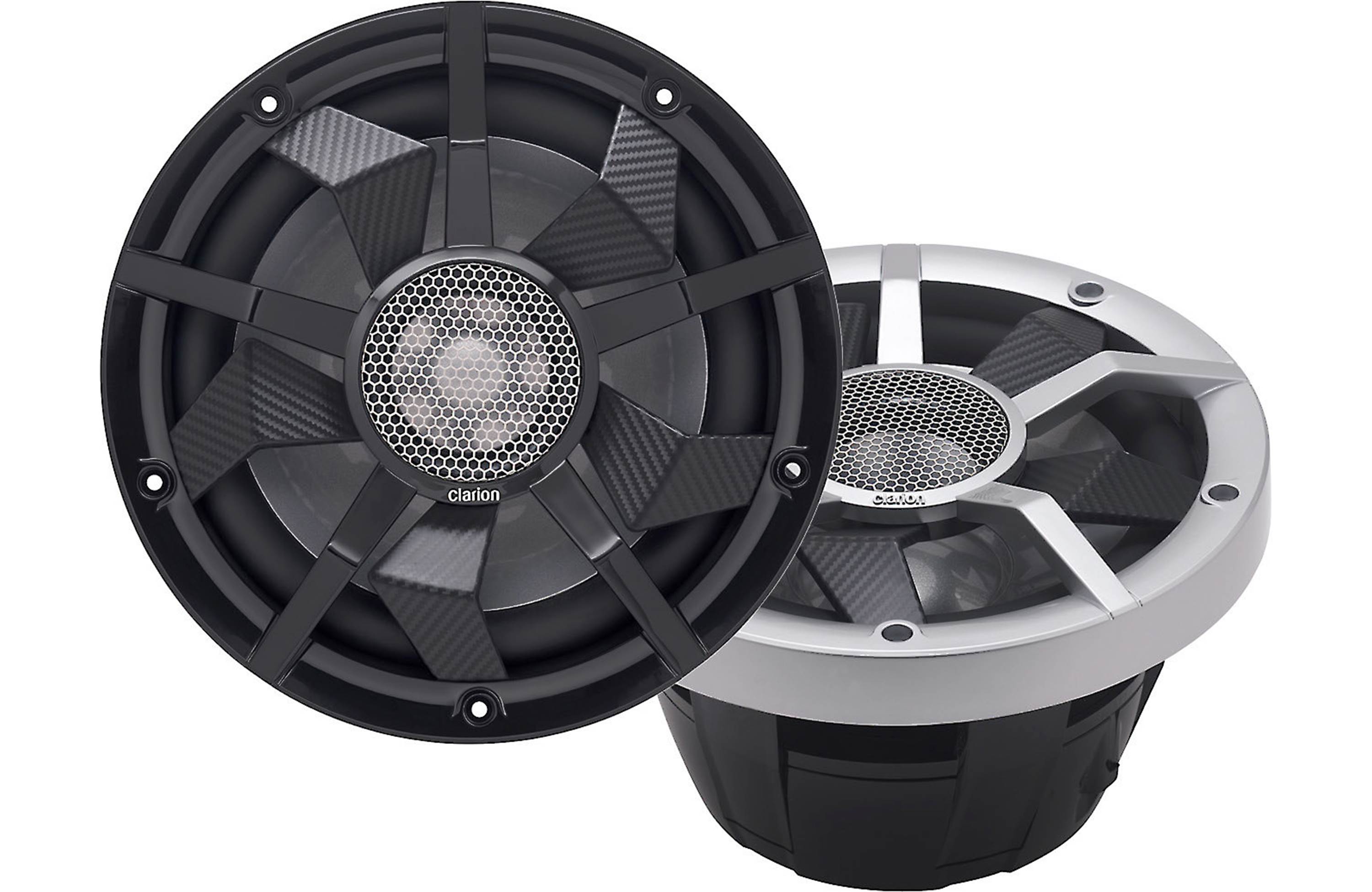 Clarion CM2513WL 10" Subwoofer w/ RGB LEDs and Dual 2 Ohm Voice Coils