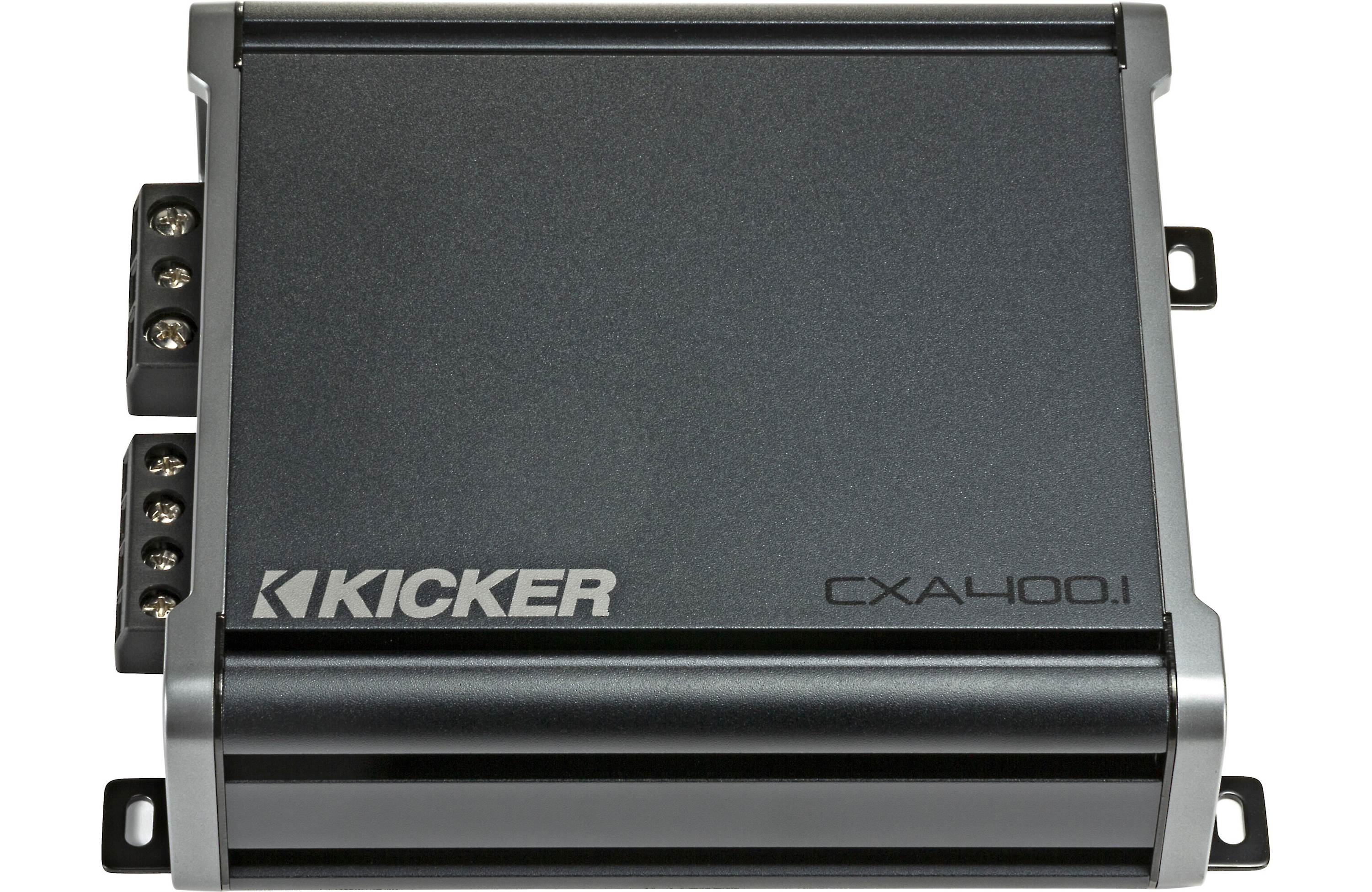 Kicker 46CXA4001T Amp + 46CK8 Wiring + 46CXARC Bass Knob + 46KISLOC