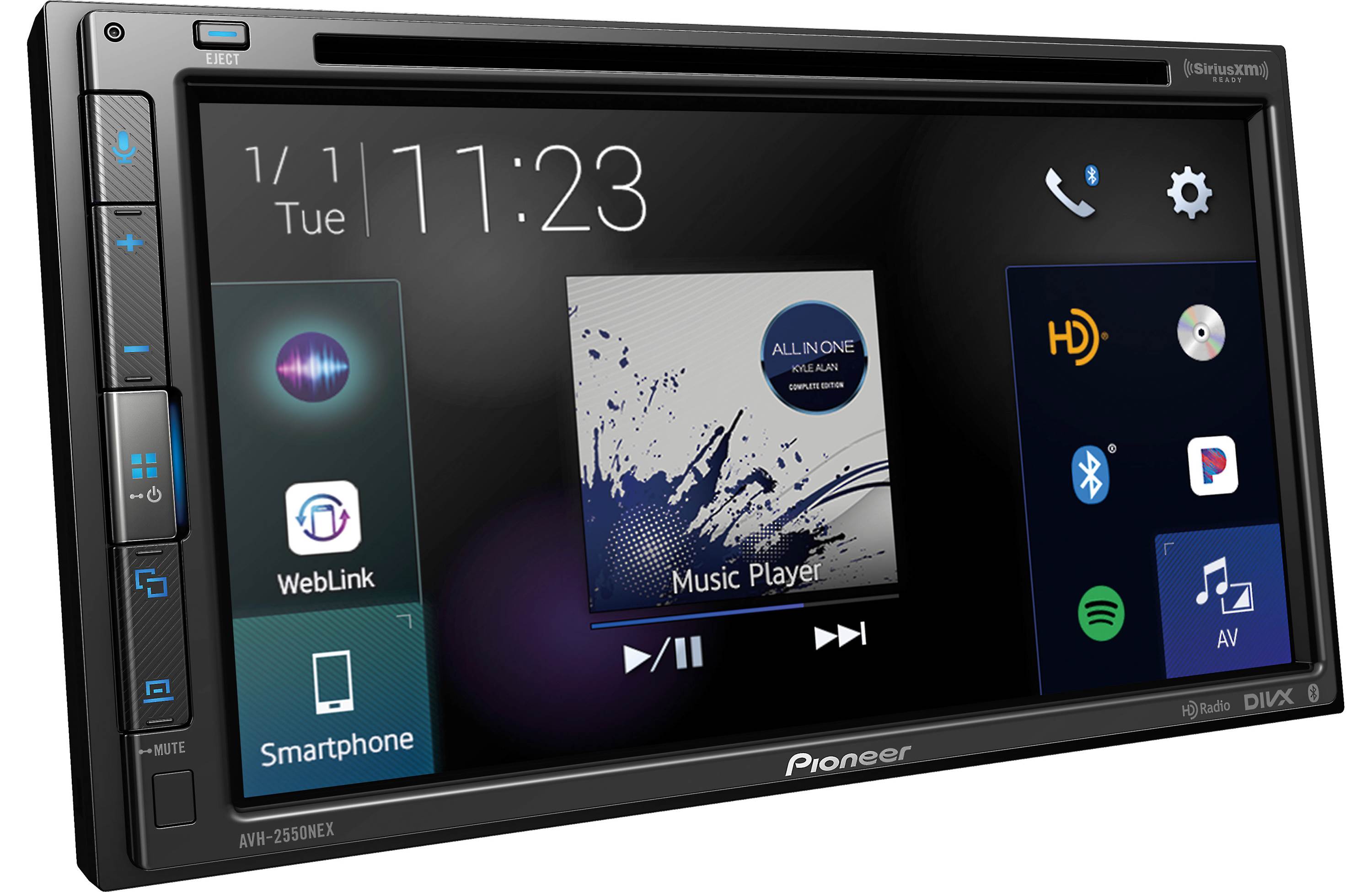 Pioneer AVH-2550NEX Multimedia DVD Receiver with 6.8