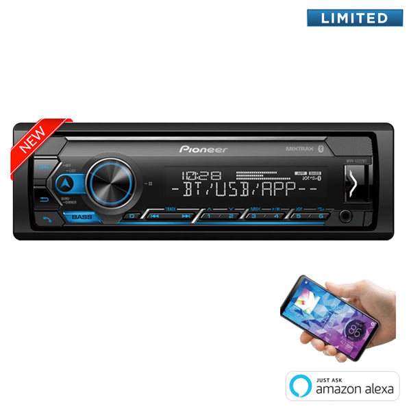 Pioneer MVH-S322BT Bluetooth Digital Media Receiver w/ Smart Sync and MIXTRAX® - Freeman's Car Stereo