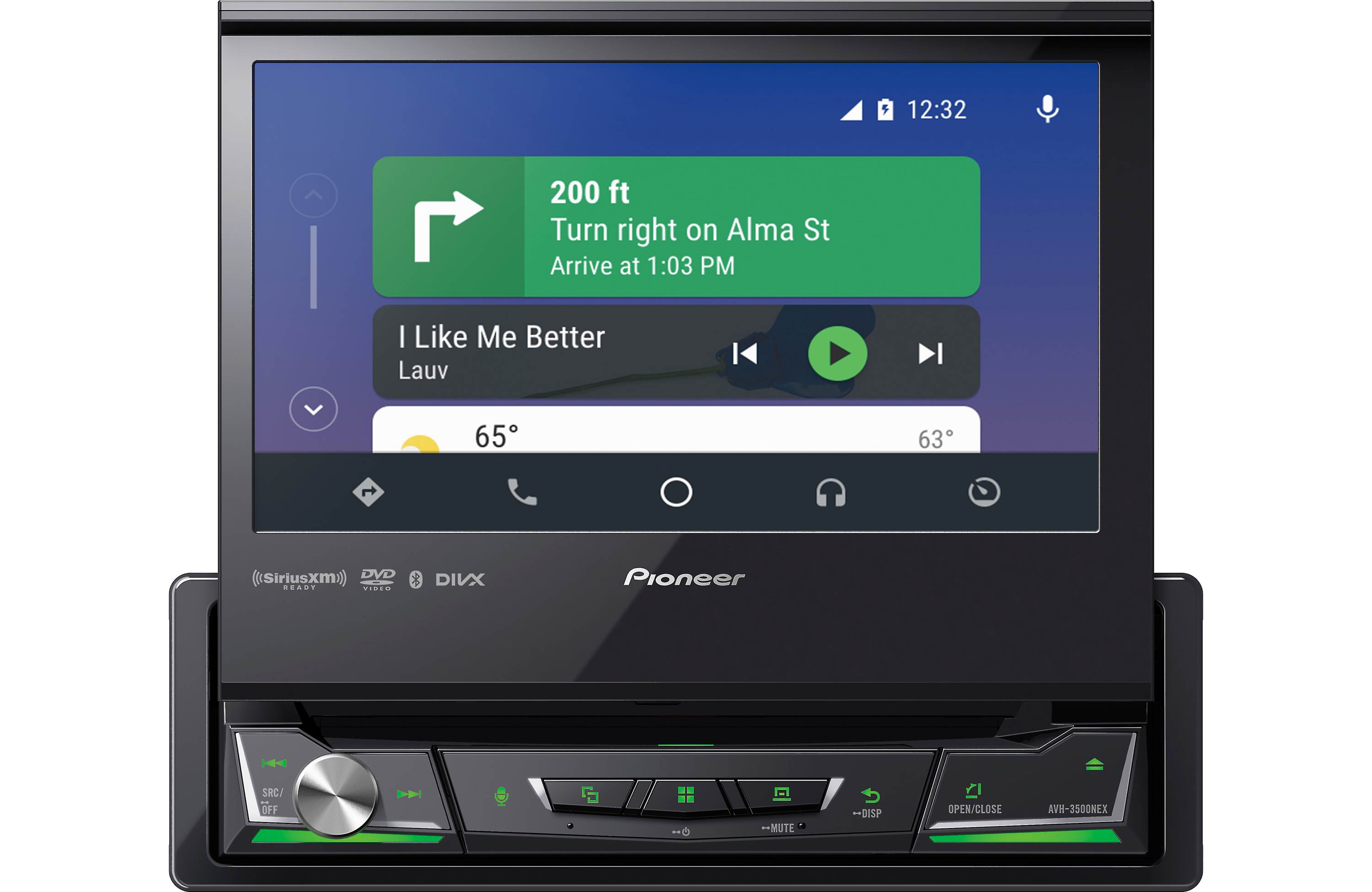 Pioneer AVH-3500NEX 1-DIN Multimedia DVD Receiver with 6.8" WVGA Display - Freeman's Car Stereo