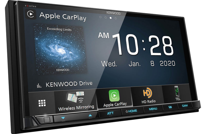 Kenwood Excelon DMX907S 6.95" Wireless Apple CarPlay & Android Auto Media Receiver